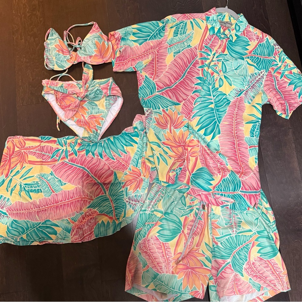 Kenny Flowers Matching Swimsuits